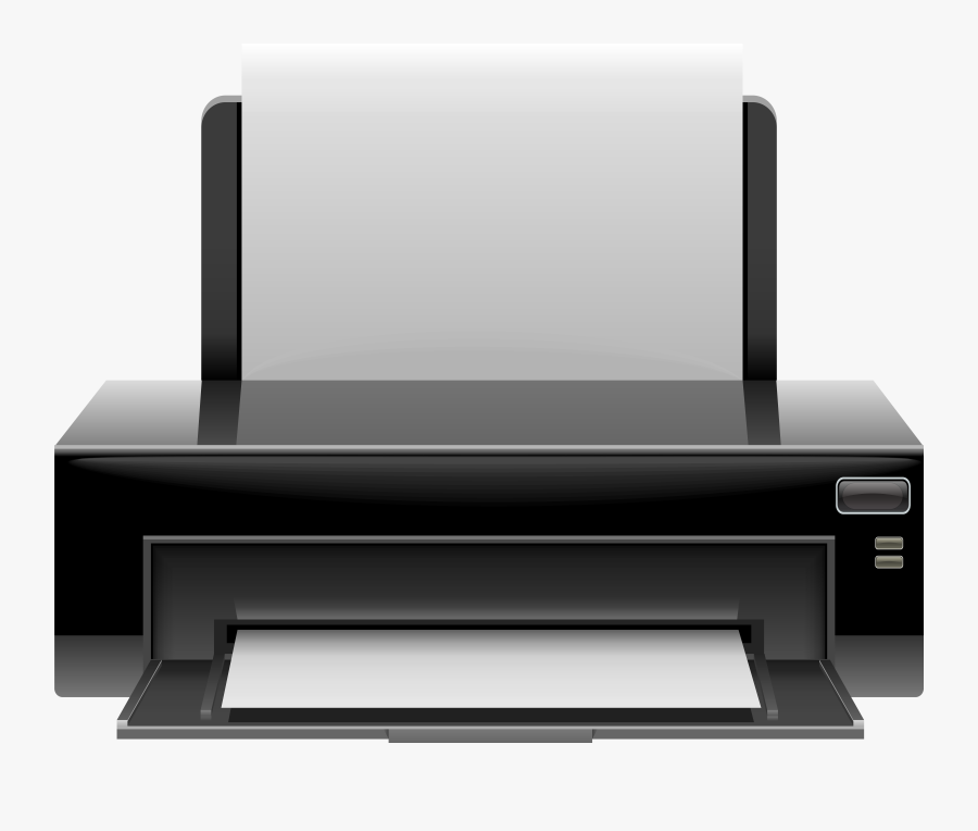 Black Printer Png Clip Art, Transparent Clipart