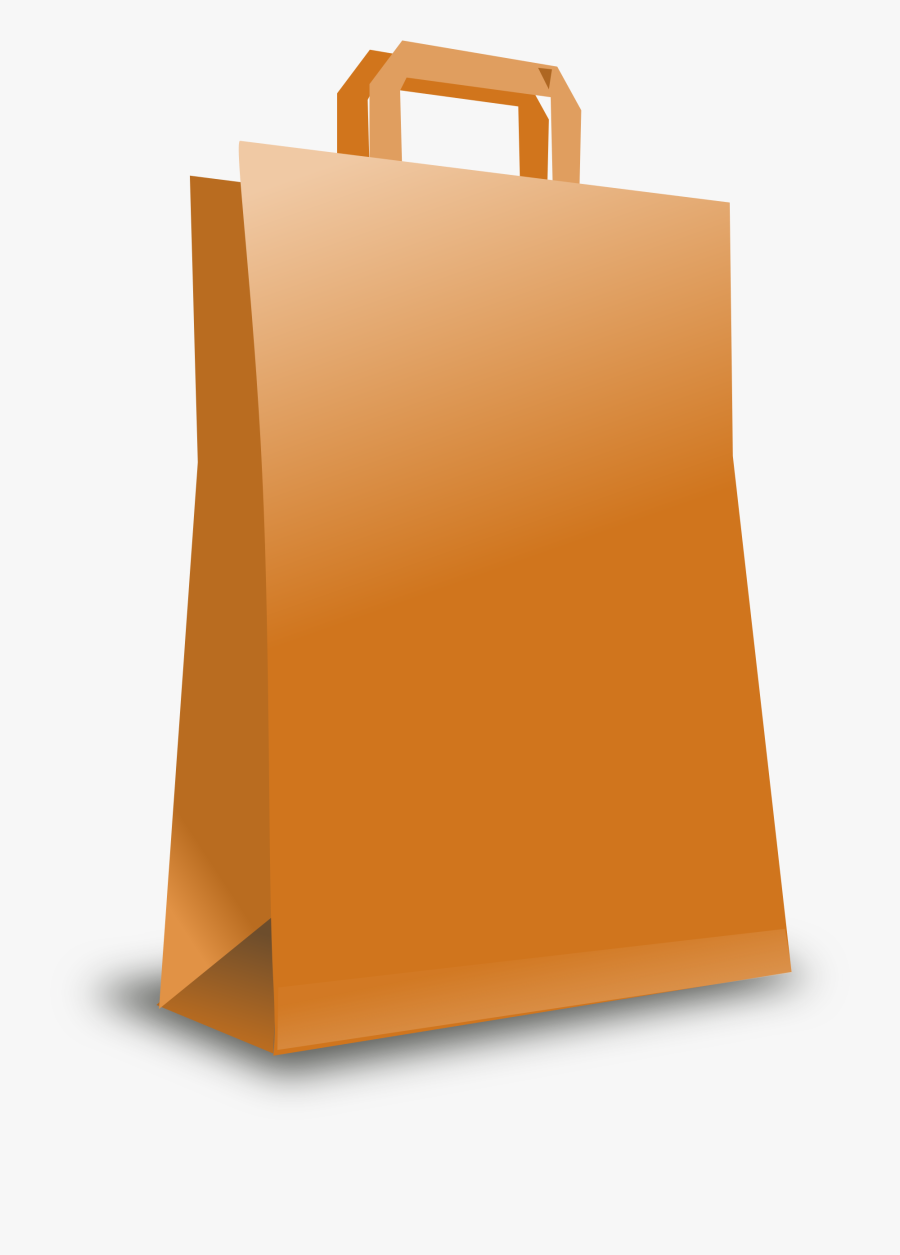 Orange,packaging And Labeling,rectangle - Bag Carton, Transparent Clipart