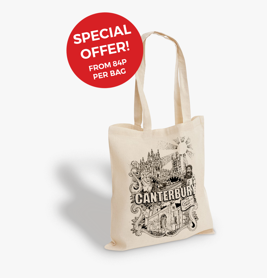 Printed Cotton Bags - Canvas Tote Bag With 2 Colour Printing, Transparent Clipart