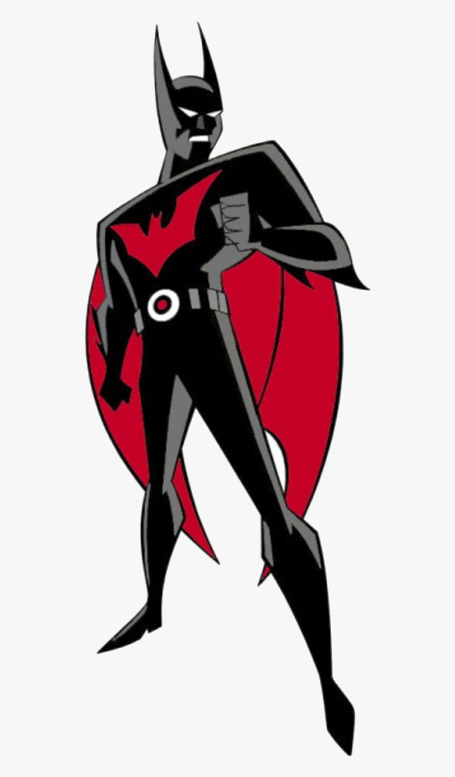 Bad Batman Red Clip Art Png - Batman Beyond Transparent Background, Transparent Clipart