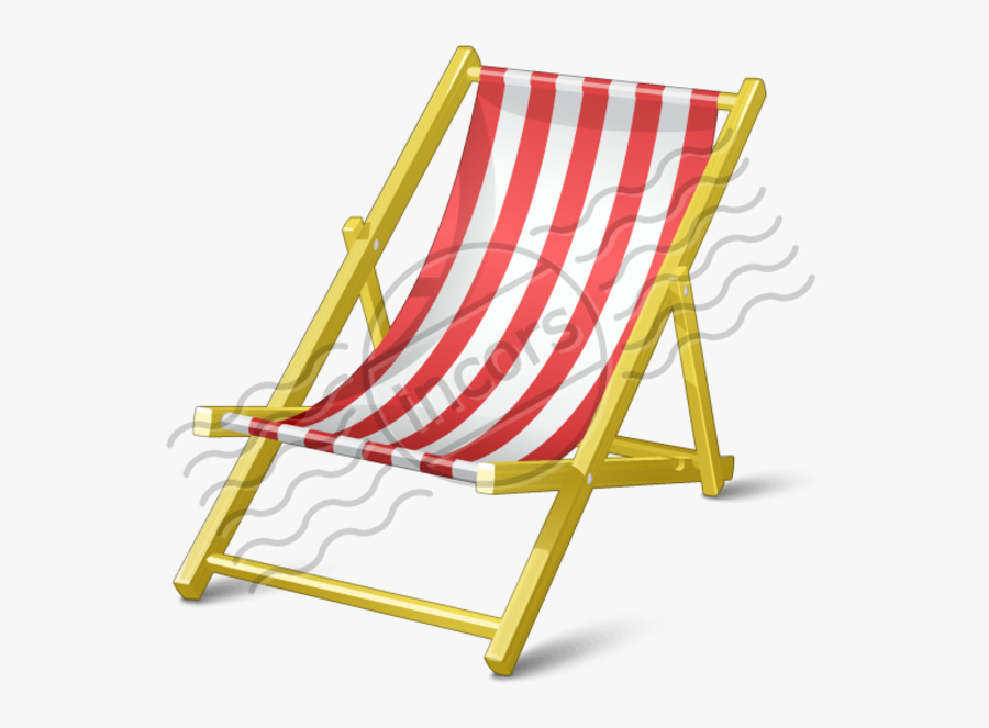 Deck Chair Icon Png, Transparent Clipart