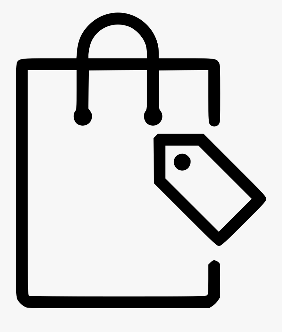 Shopping Bag Icon Png, Transparent Clipart