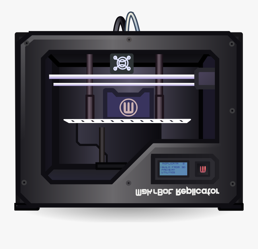 3d Printer Clip Arts - Makerbot, Transparent Clipart