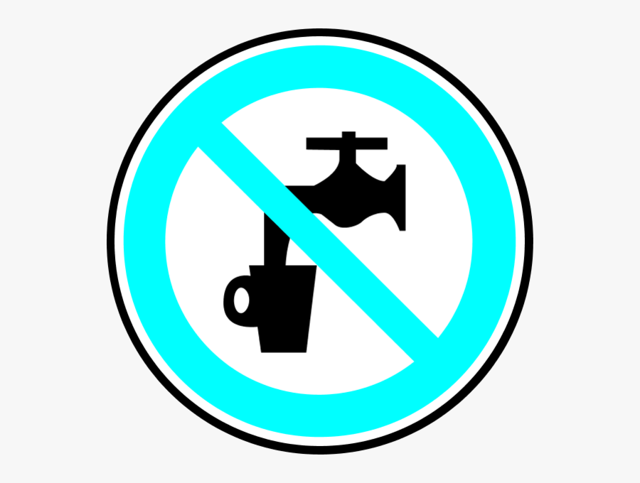 No Tap Water Bad Clipart & Clip Art Images - Non Potable Water Png, Transparent Clipart