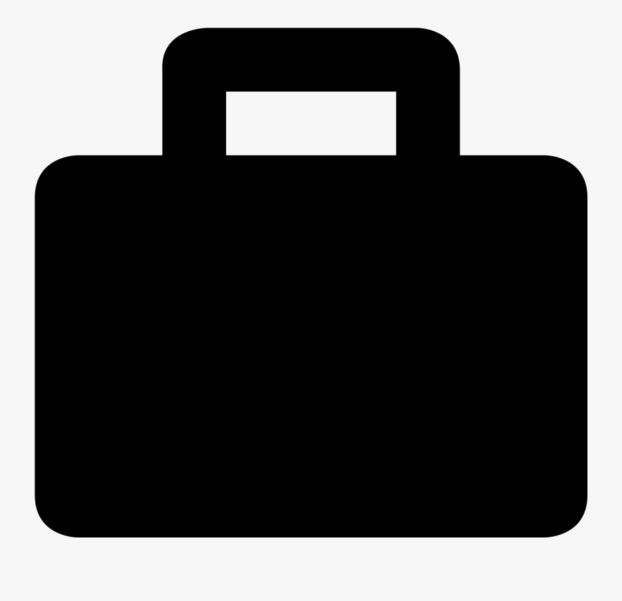 Black,rectangle,paper - Suitcase Svg, Transparent Clipart
