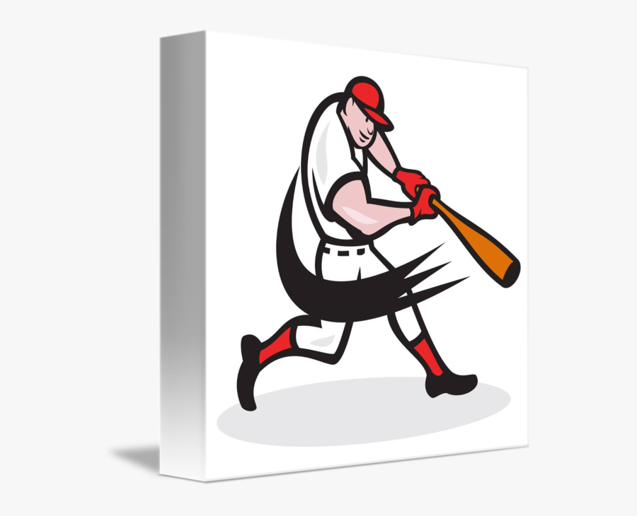 Baseball Player Batting Isolated Cartoon By Aloysius - Que Es El Bateo En Beisbol, Transparent Clipart
