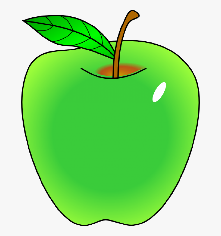Apple Clipart Vector - Clip Art Green Apples, Transparent Clipart