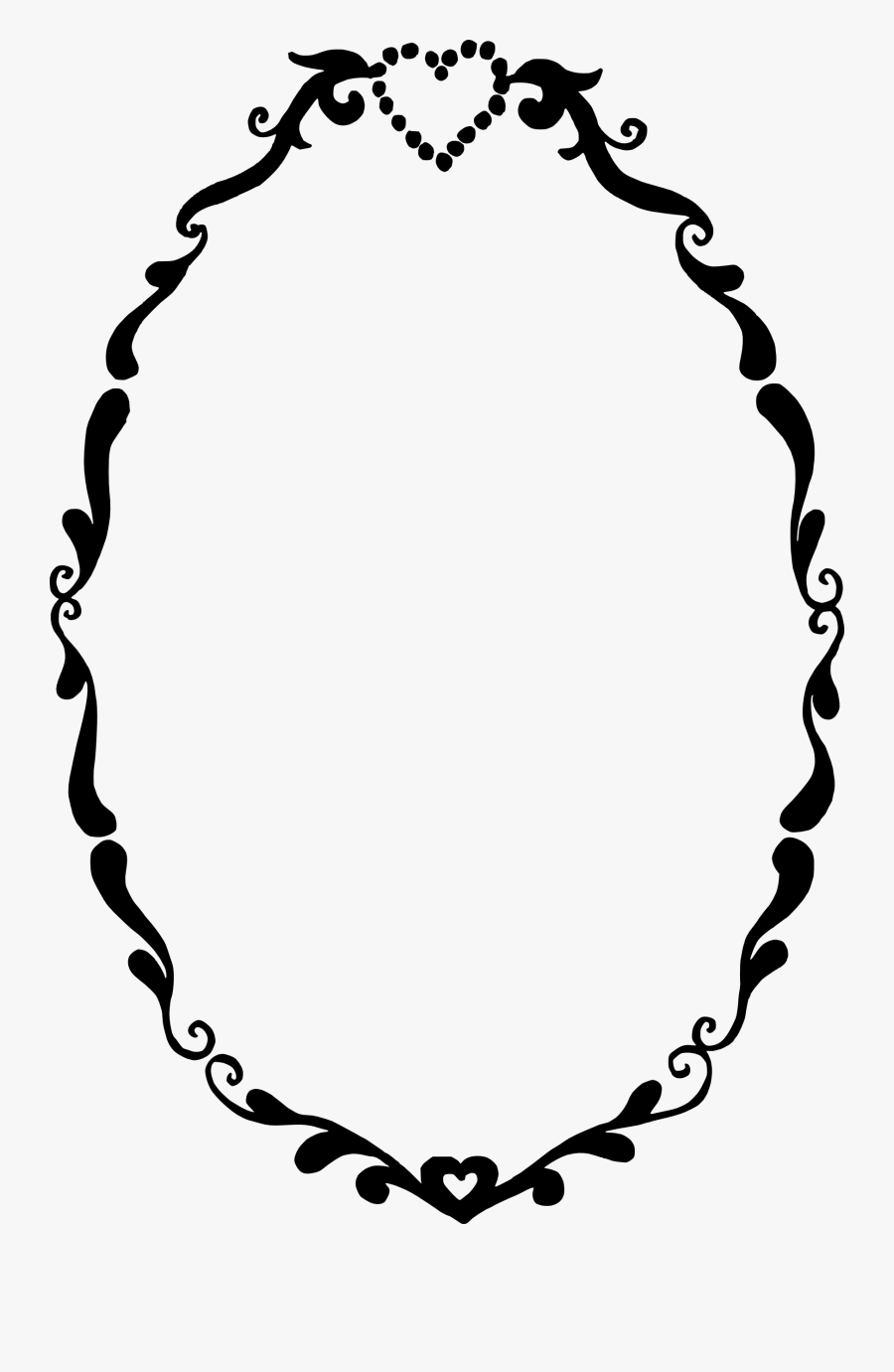 Black Oval Frame Png - Oval Vector Frame Png, Transparent Clipart