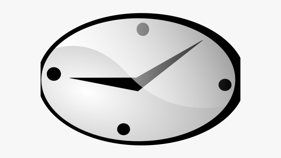 Oval Clock Clipart, Transparent Clipart