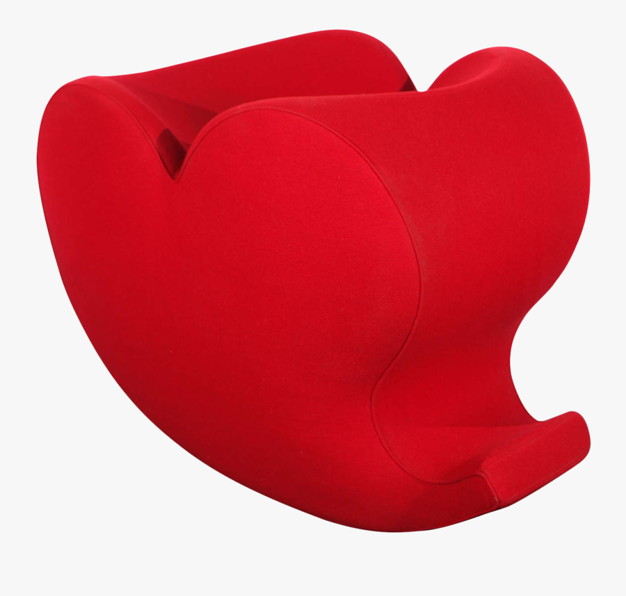 Moroso Soft Heart Rocking Chair - Ron Arad Heart Chair, Transparent Clipart