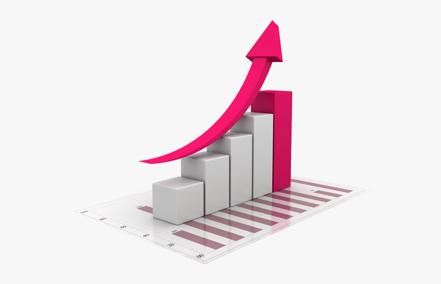 Transparent Increase Clipart - Business Growth Transparent Background