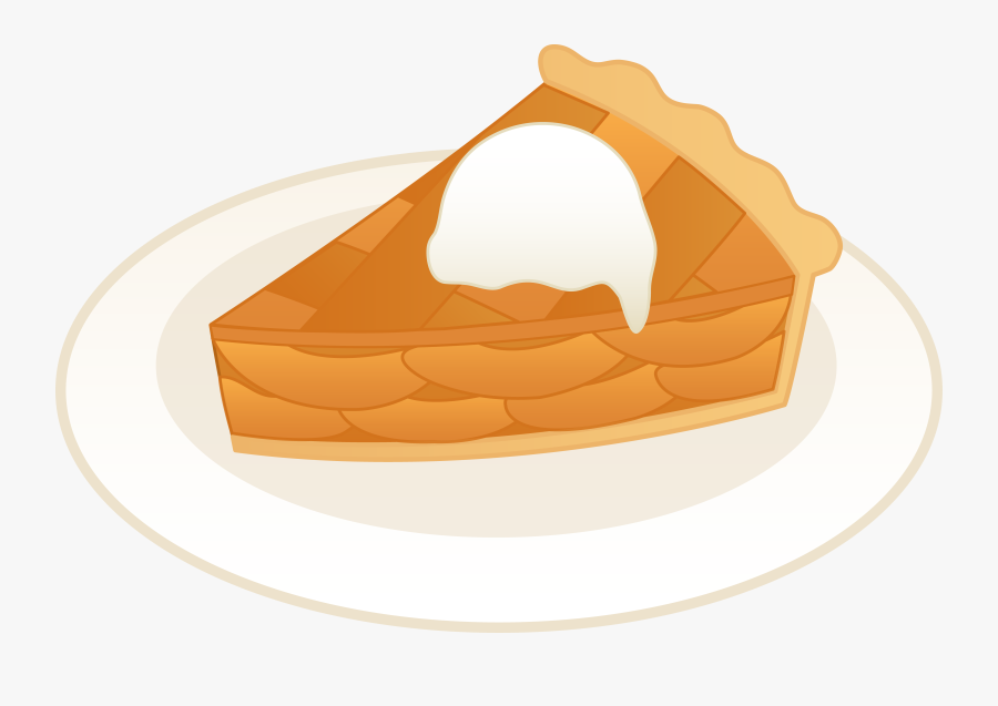Apple Pie A La Mode - Pie A La Mode Clipart, Transparent Clipart