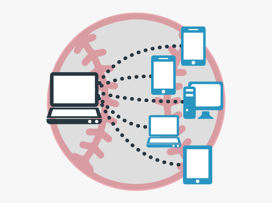 Broadcasting From One To - One To Many Broadcast, Transparent Clipart