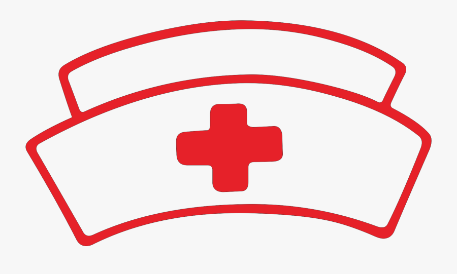 Nurses Cap Nursing Medicine - Molde Chapeu De Enfermeira, Transparent Clipart