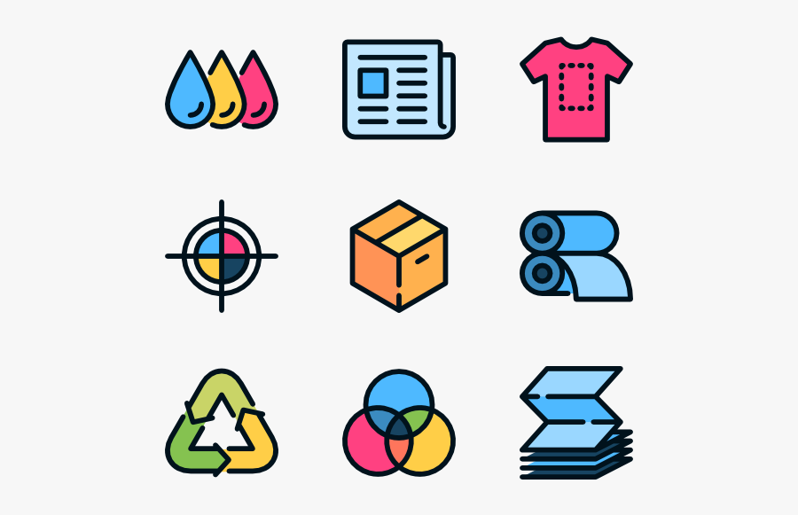 Document Clipart Printer Paper - Printing Icons, Transparent Clipart