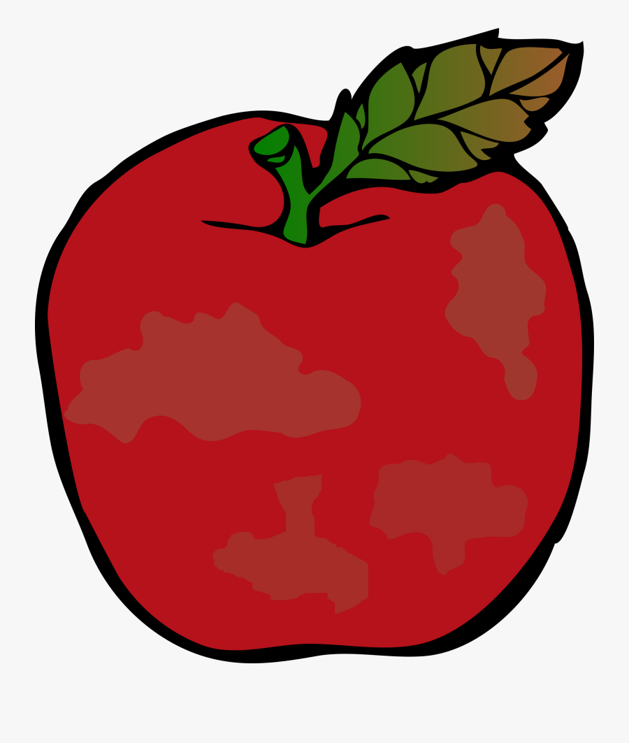 Apple Core Clipart Free - Red Apple Clipart, Transparent Clipart