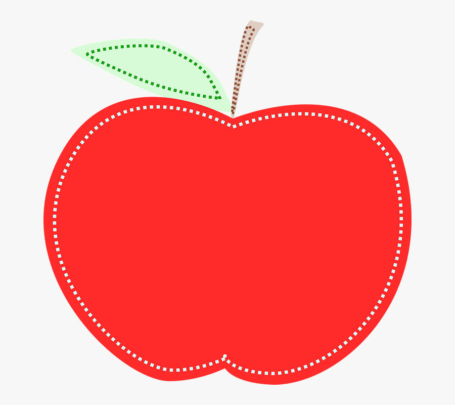 Red Apple Svg Clip Arts - Clipart Teacher Apple Png, Transparent Clipart