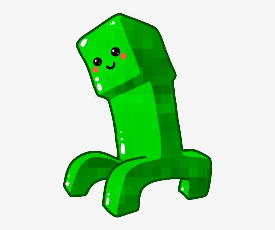 Clipart Free Download Chibi Creeper By Ronindude On - Creeper Chibi Transparent Minecraft, Transparent Clipart