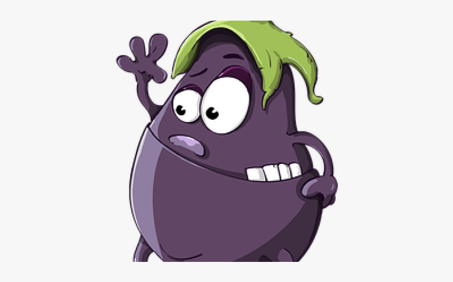 Printer Clipart Kartun - Eggplant, Transparent Clipart