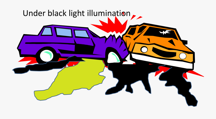 Clip Art Cartoon Cars Crashing - Drawing Of An Accident Scene, Transparent Clipart