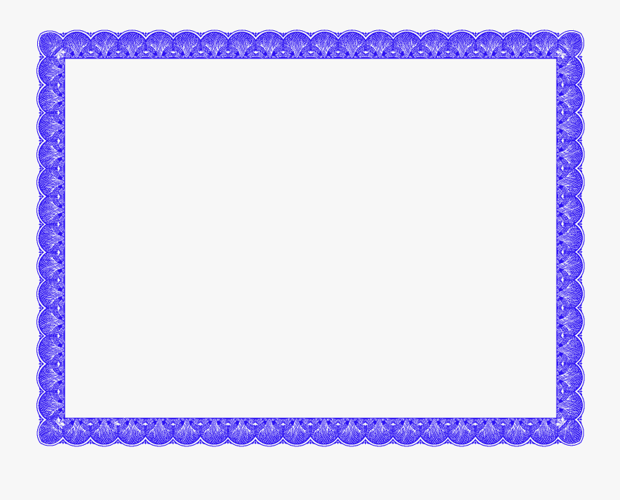 Certificate Border Free Download For Word, Transparent Clipart