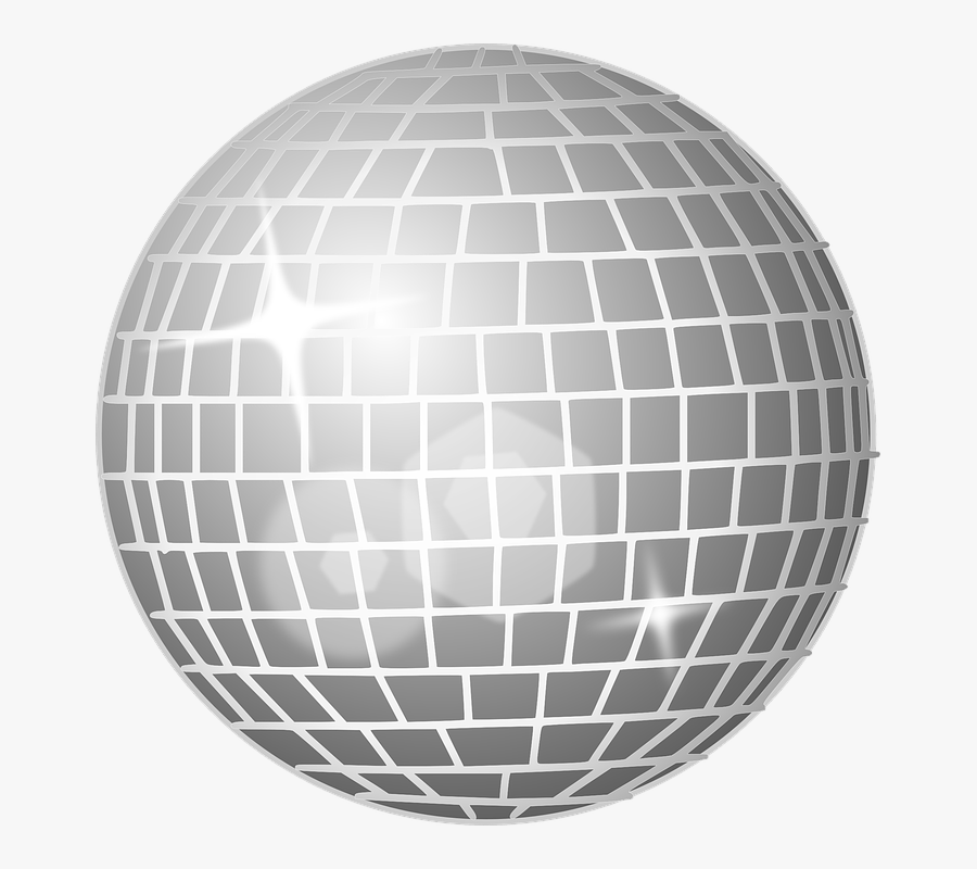 Disco Ball Silhouette Png, Transparent Clipart