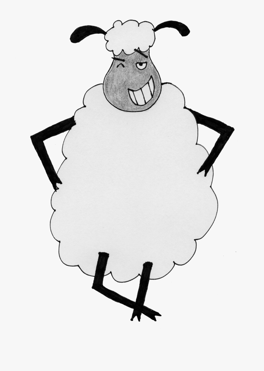Bad Sheep - Bad Sheep Art, Transparent Clipart
