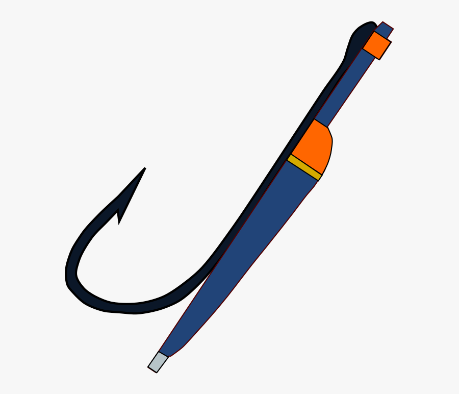 Line,angle,fish Hook - Fishing Hook Float, Transparent Clipart