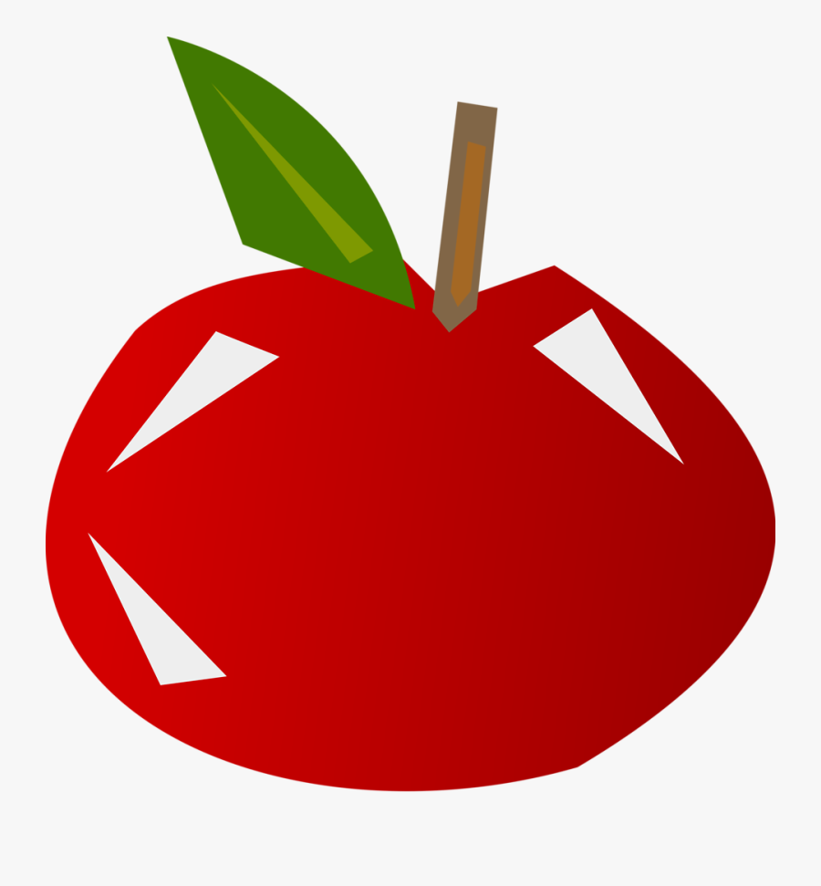 Plant,apple,food - Crystal Apple Cartoon, Transparent Clipart