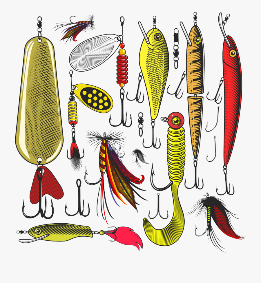 Fishing Lure Fish Hook Clip Art, Transparent Clipart
