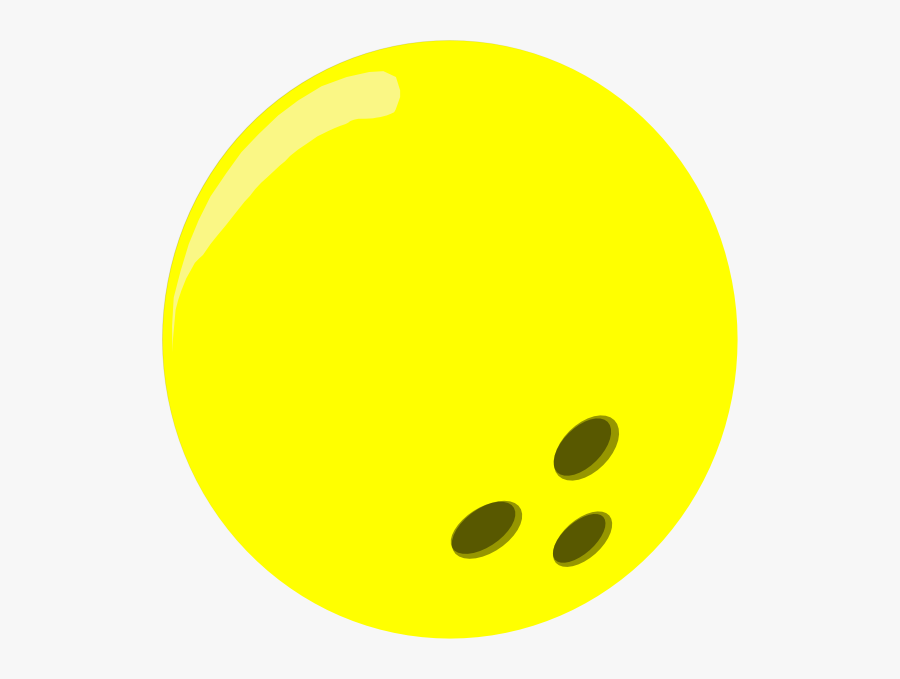 Bowling Ball Yellow Clip Art At Vector Clip Art - Yellow Bowling Ball Png, Transparent Clipart