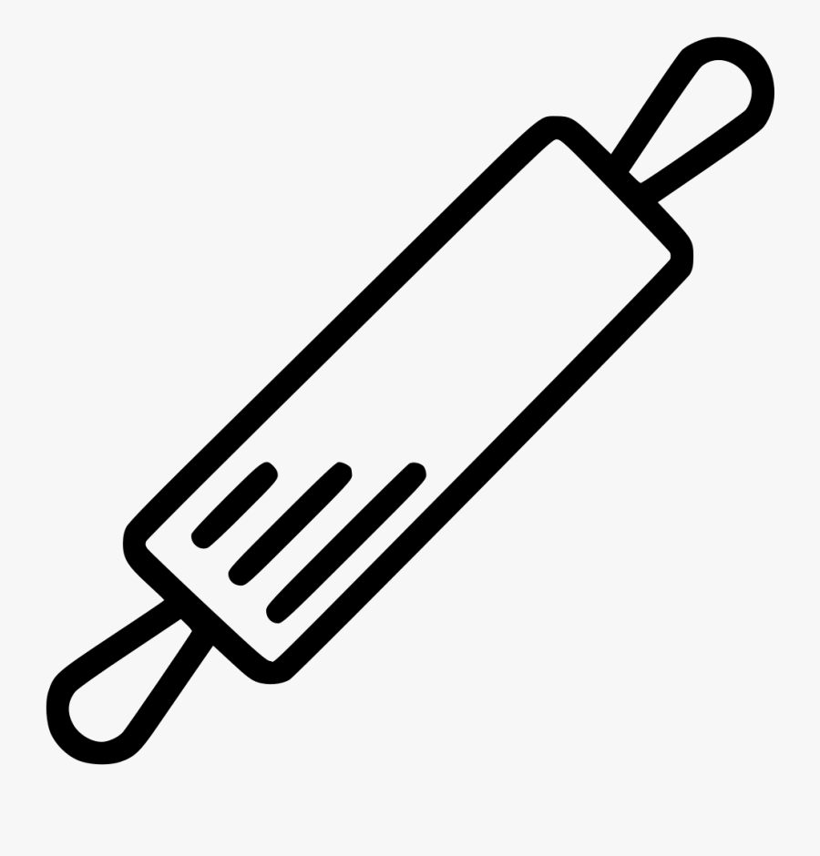 Png File Svg - Vector Rolling Pin Icon, Transparent Clipart