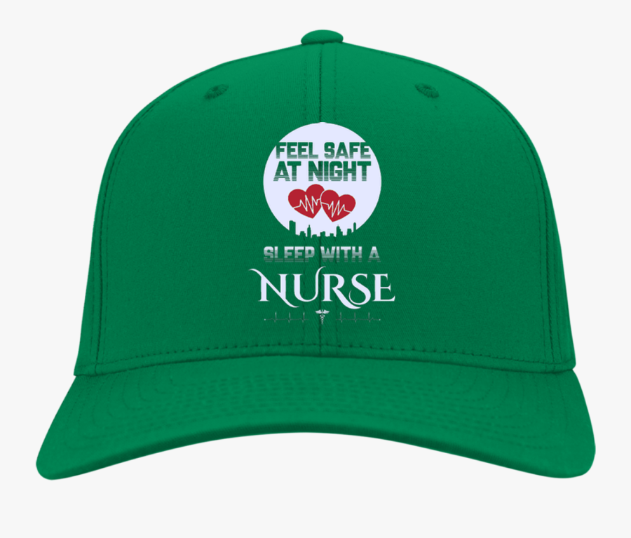 Feel Safe At Night Sleep With A Nurse - Baseball Cap, Transparent Clipart