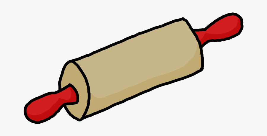 How To Draw A Rolling Pin - Transparent Rolling Pin Clipart, Transparent Clipart