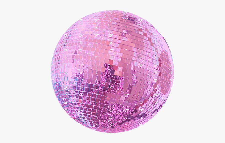 #disco #discoball #pink #glitter - Disco Ball Gif Png, Transparent Clipart