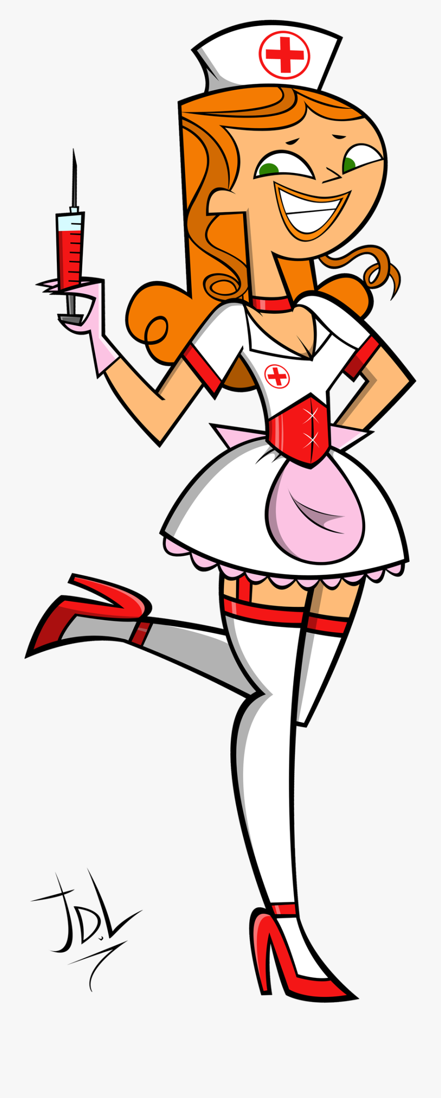 Nursing Equipment Clipart - Cartoon Drawing Of A Nurse, Transparent Clipart