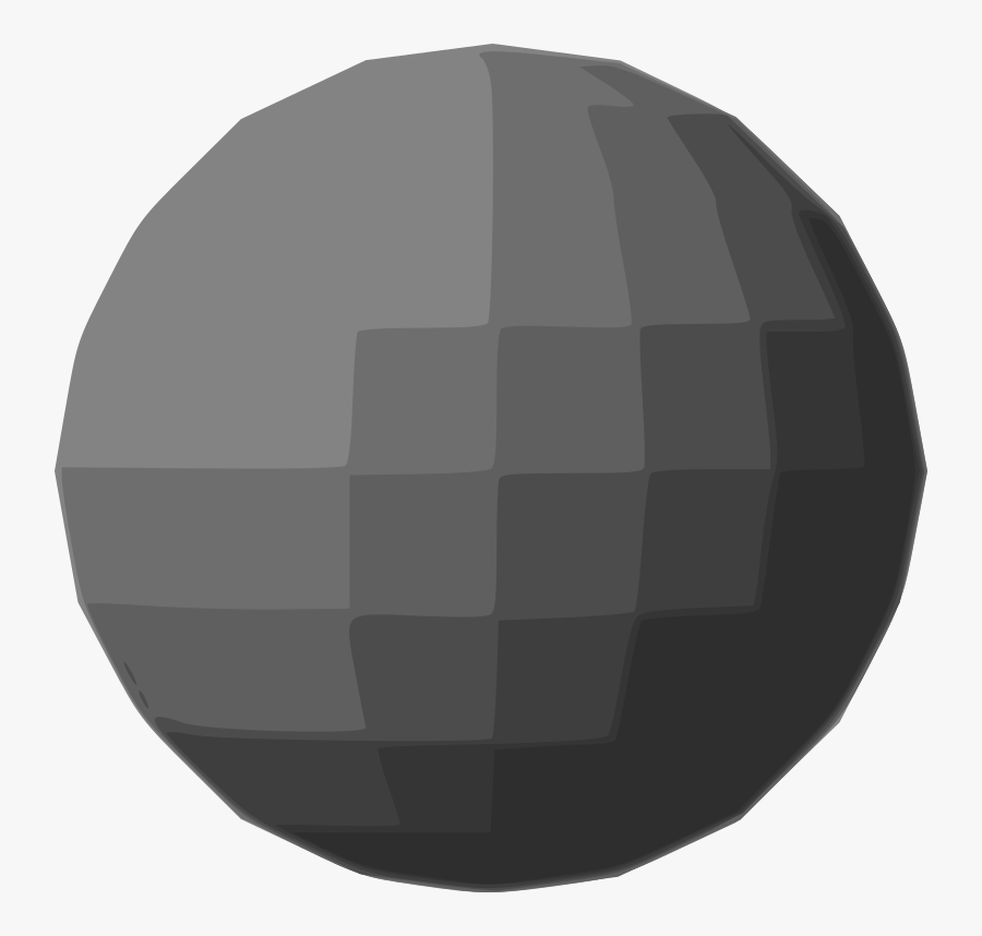 Gray Sphere Disco Ball - Gray Ball Png, Transparent Clipart