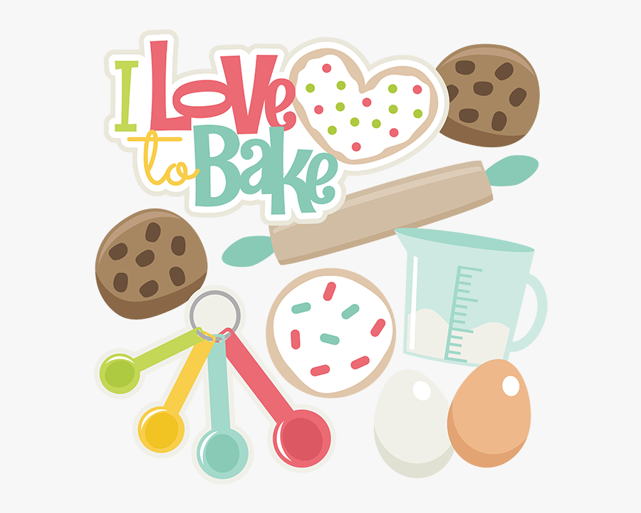 Love To Bake, Transparent Clipart