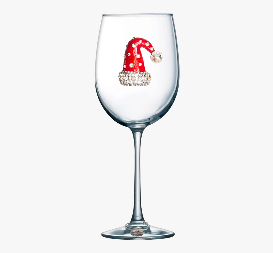 Clip Art Christmas Champagne Flutes - Wine Glass With Pearl, Transparent Clipart
