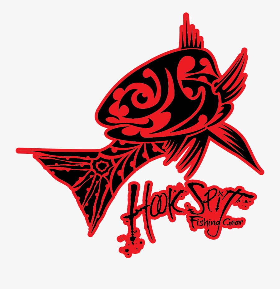 Spit Logo Decal Fishing - Hook Spit Fishing Camp, Transparent Clipart