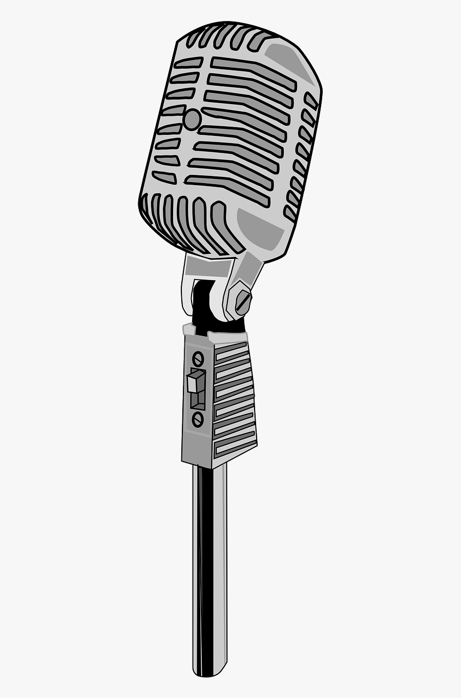 Transparent Mic Vector Png - Microphone Clipart Png, Transparent Clipart