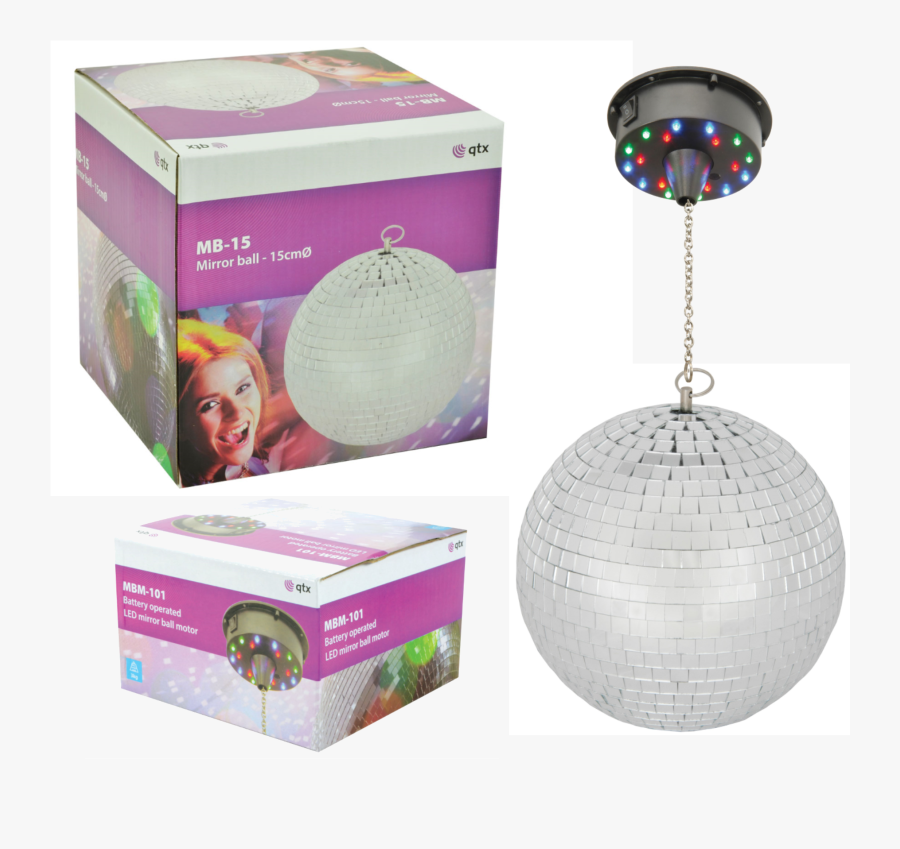 Sentinel Rotating Glitter Ball 15cm Mirror Ball Silver - Sphere, Transparent Clipart