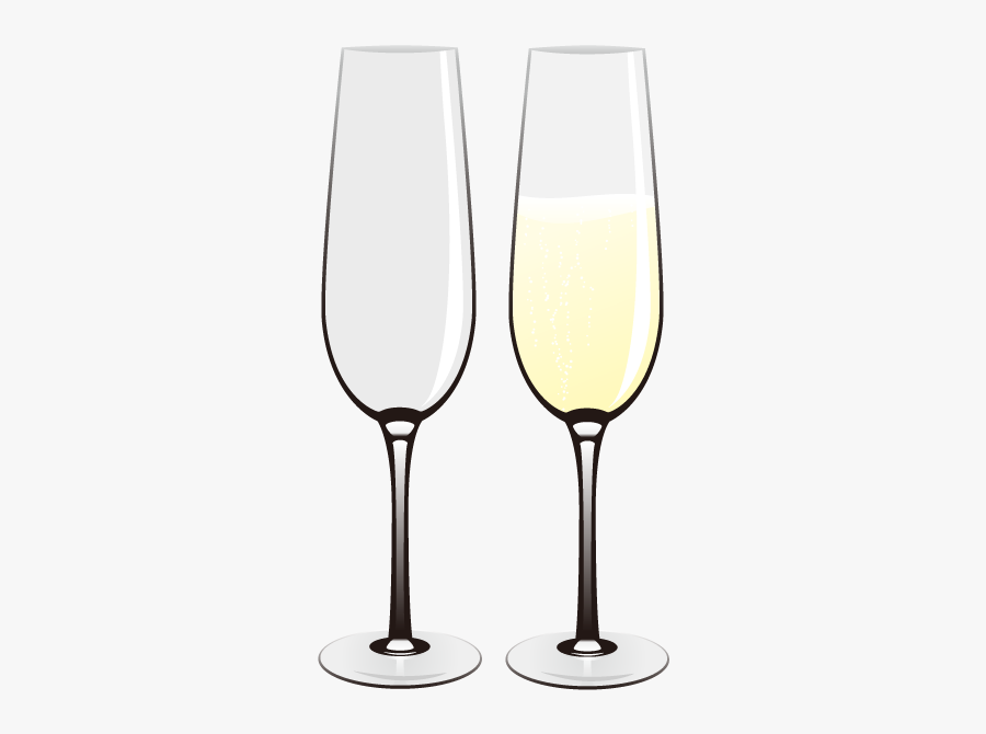 Champagne Glass Wine Glass - Wine Glass, Transparent Clipart