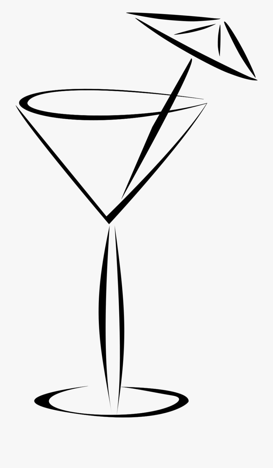 Cocktail Glass Martini Champagne Glass - Martini Glas Png, Transparent Clipart