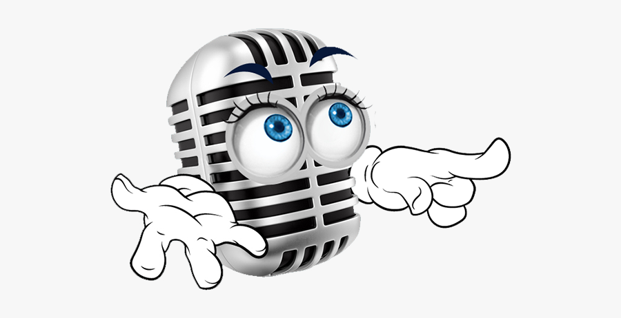 Mickey The Mic - Karaoke Cartoon, Transparent Clipart