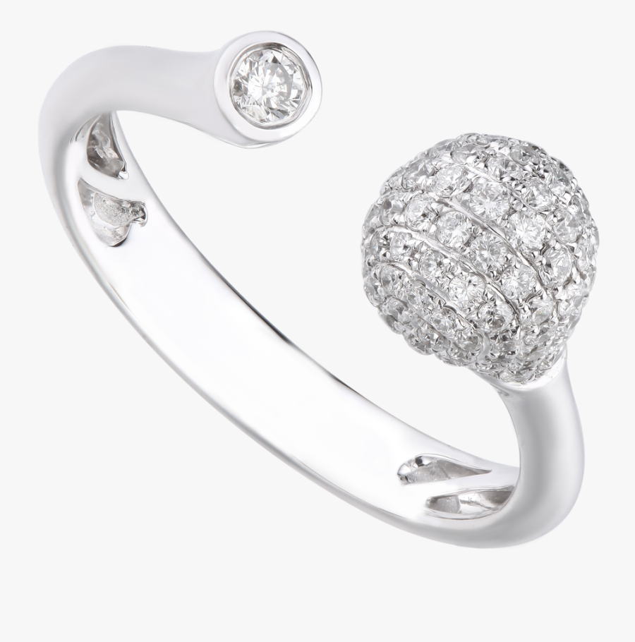 Disco Ball Hugger Ring - Engagement Ring, Transparent Clipart