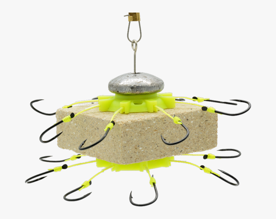 Yellow Ying Ares Lure Fish Turning Plate Single Hook - Fish Hook, Transparent Clipart