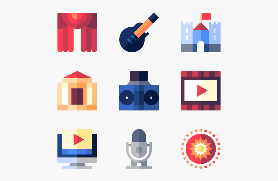 Entertainment - Karaoke Icon Color, Transparent Clipart