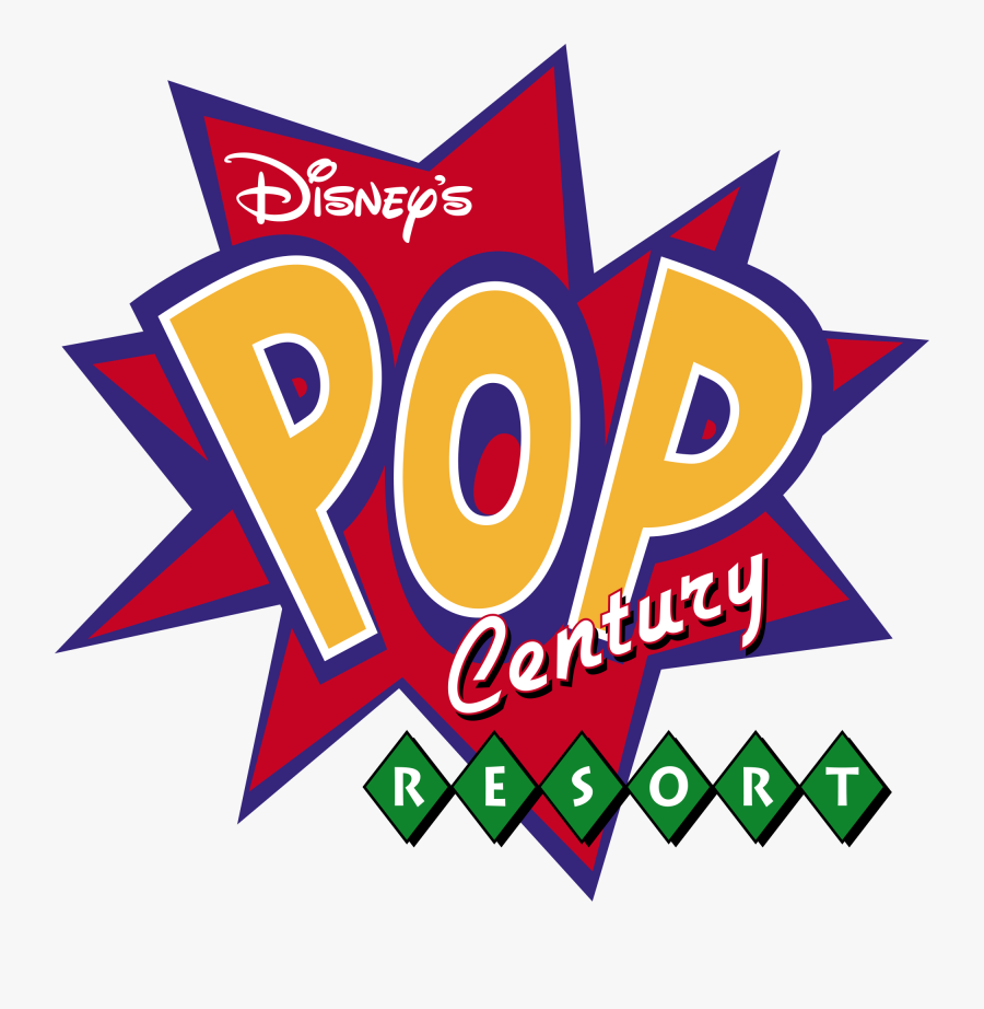 S Pop Century Resort - Pop Century Resort Logo, Transparent Clipart