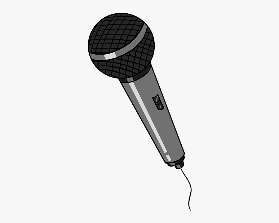 Singer X Free Clip - Microphone Drawing, Transparent Clipart